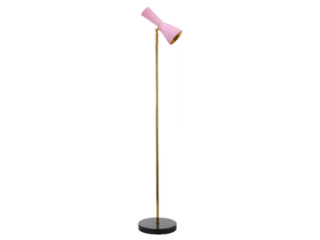 WORMHOLE 01 - Adjustable brass floor lamp by Il Bronzetto - view 3